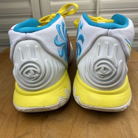 Nike Kyrie 6 NBA‎  Basketball Shoes Sneakers - Neon Graffiti Mens 9.5 BQ4630-101