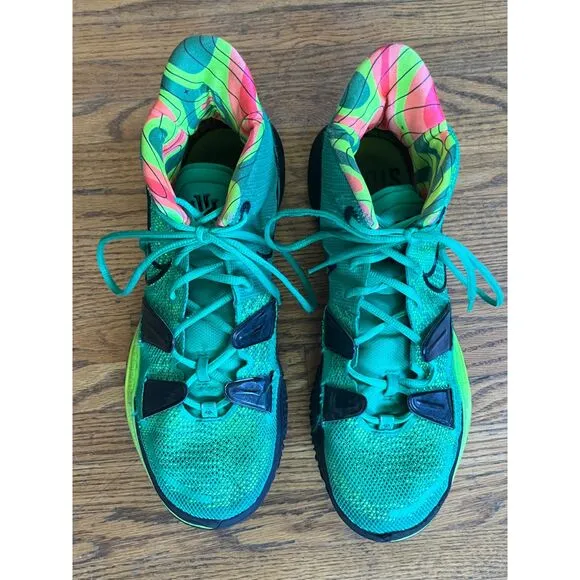 Nike Kyrie 7 Ky-D Weatherman Green Basketball Sneakers Trainers Shoes Mens Sz 13