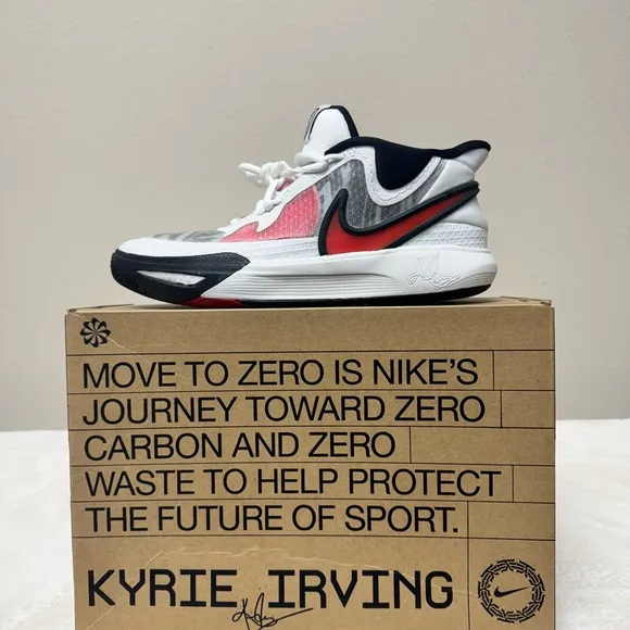 Nike Kyrie Irving 8 GO (GS) Red and Black Sneakers Size 7Y/8.5 women NEW