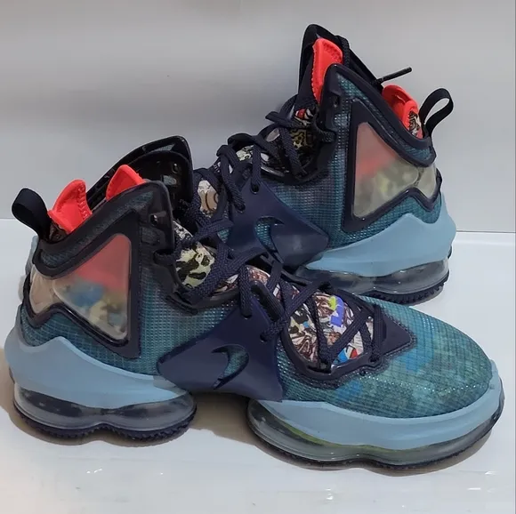 Nike LeBron 19 Fast Food -‎ Dutch Blue Sneakers