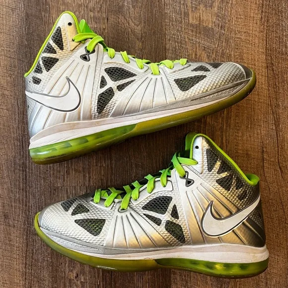 Nike LeBron 8 VIII P.S. Dunkman 2011 Silver Green