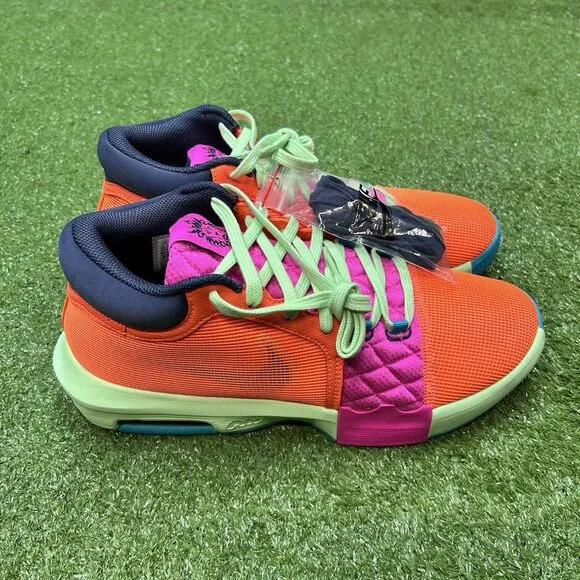 Nike Lebron Witness 8 FB2239-800 Orange Fuchsia Green Blue Men's Size 10.5 NWB