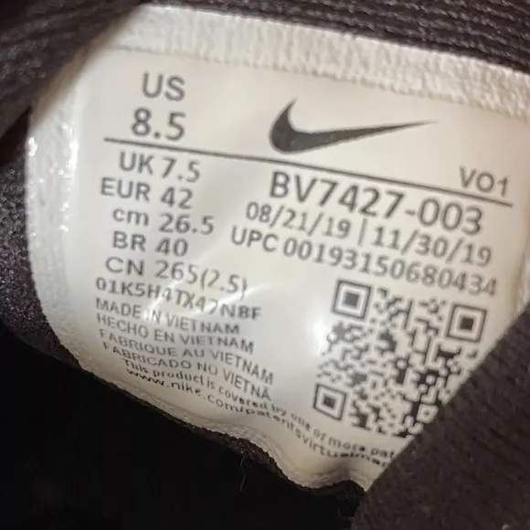 Nike Lebron Witness IV Shoes Men‎ 8.5 Black Basketball Sneakers BV7427-003