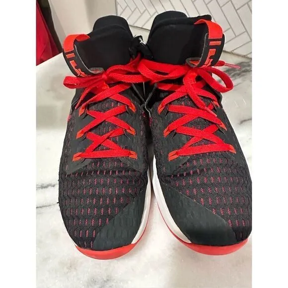 Nike LeBron Witness 5 Basketball Shoes Black Red Sneakers CQ9380-005 Mens 13
