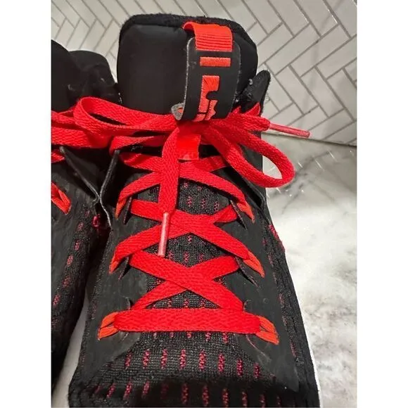 Nike LeBron Witness 5 Basketball Shoes Black Red Sneakers CQ9380-005 Mens 13