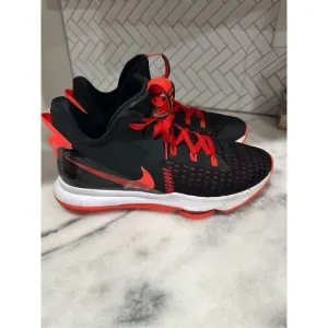 Nike LeBron Witness 5 Basketball Shoes Black Red Sneakers CQ9380-005 Mens 13