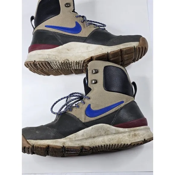 Nike Mens ACG Stasis 616192-201 Multicolored Hiking Shoes Lace Up Mid Top Size 9