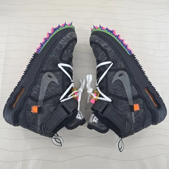 Nike Mens Air Force 1 x Off-White Black Multicolor Shoes DO6290-001 Size 6.5