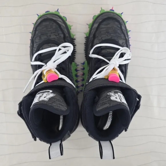 Nike Mens Air Force 1 x Off-White Black Multicolor Shoes DO6290-001 Size 6.5