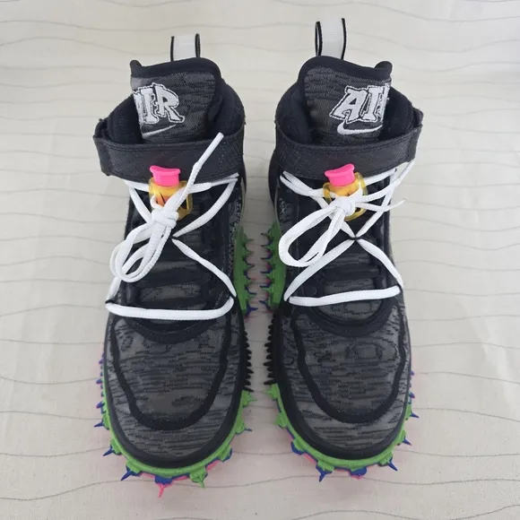 Nike Mens Air Force 1 x Off-White Black Multicolor Shoes DO6290-001 Size 6.5
