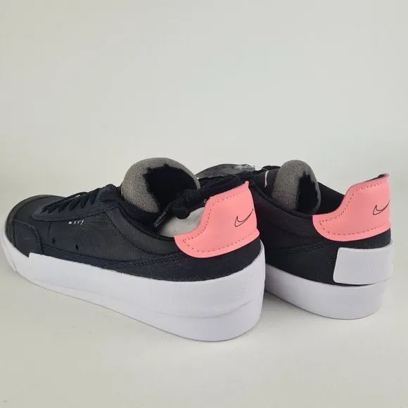 Nike Men's Drop Type Shoes Tint Sneakers Casual Black Pink