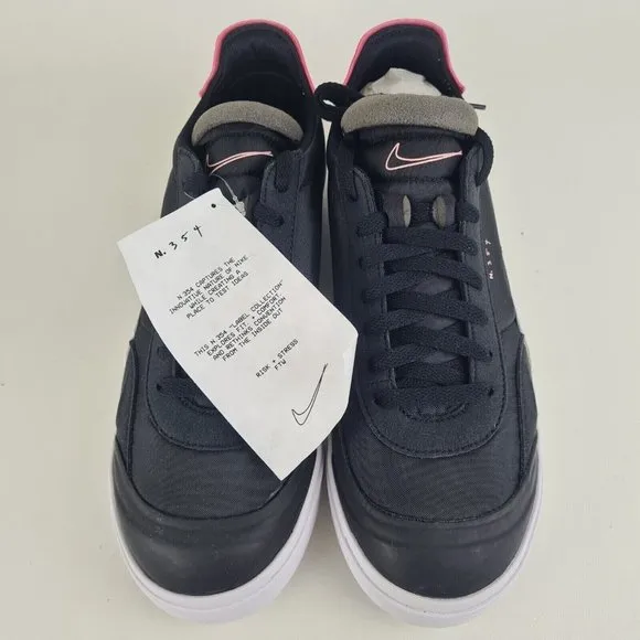 Nike Men's Drop Type Shoes Tint Sneakers Casual Black Pink