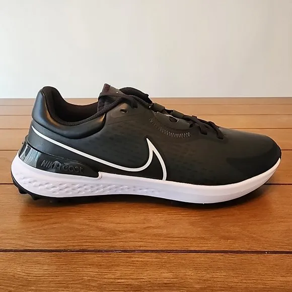 Nike Mens Infinity Pro 2 Golf Shoes Sz 10.5  Black React Spikeless DJ5593-015