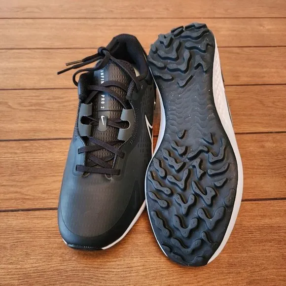 Nike Mens Infinity Pro 2 Golf Shoes Sz 10.5  Black React Spikeless DJ5593-015