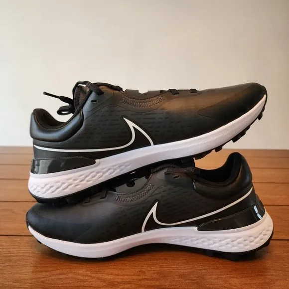 Nike Mens Infinity Pro 2 Golf Shoes Sz 10.5  Black React Spikeless DJ5593-015