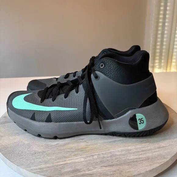 Nike Men's Kevin Durant KD Trey 5 VI Grey Green Glow Size Sneakers US Size 11.5