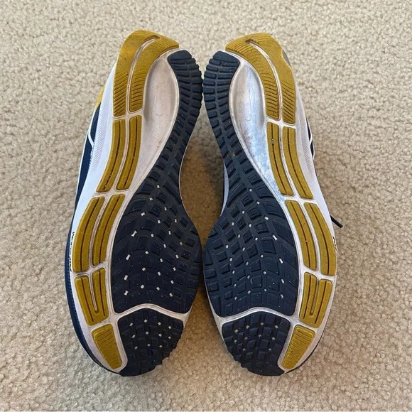 Nike Men’s Navy West Virginia Mountaineers Zoom Pegasus 38 Running Shoes Size 10
