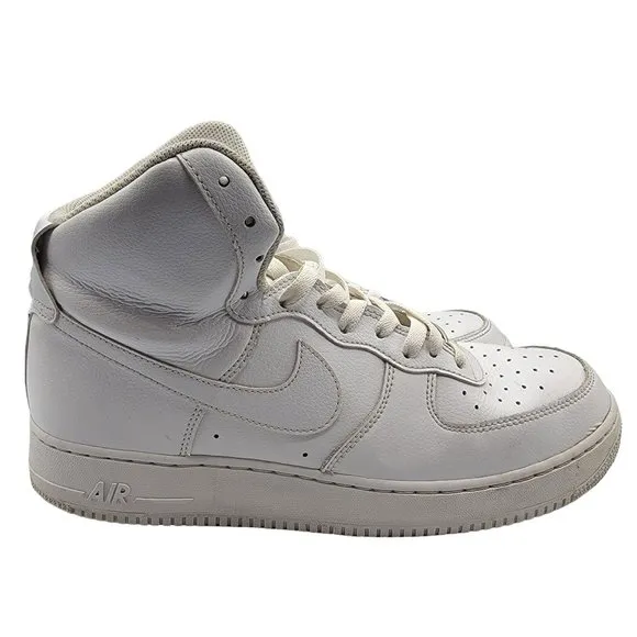 Nike Mens Shoes Size 12 White Air Force 1 Mid Triple White Athletic 315121-115