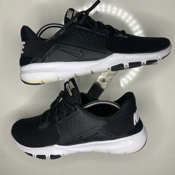 Nike Mens Flex Control TR3 AJ5911-001 Black White Running Shoes Sneakers Size 11