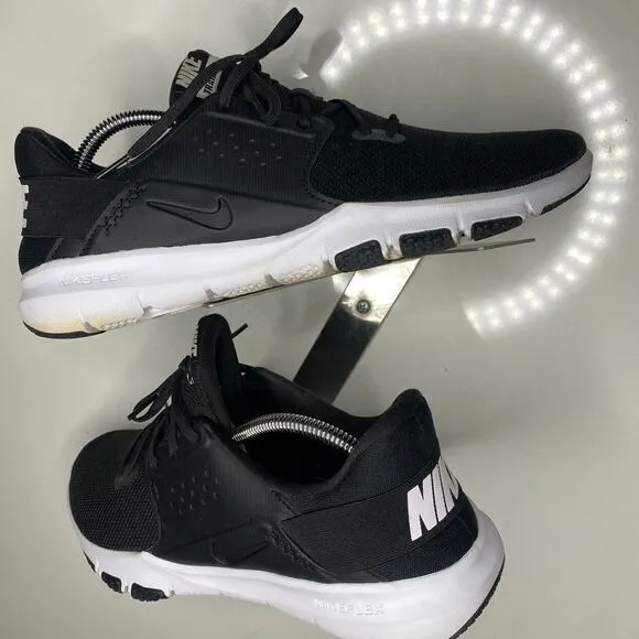 Nike Mens Flex Control TR3 AJ5911-001 Black White Running Shoes Sneakers Size 11