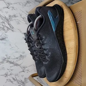 Nike Metcon 4 Mens Lace Up Training Sneaker Shoe Black Blue Size 7