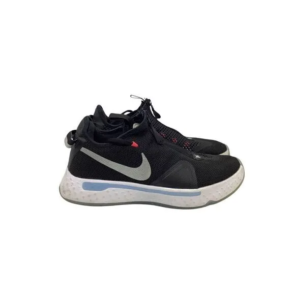 Nike Paul George PG 4 'Black' CD5079-001 Basketball Sneakers size 7.5 NO INSOLES