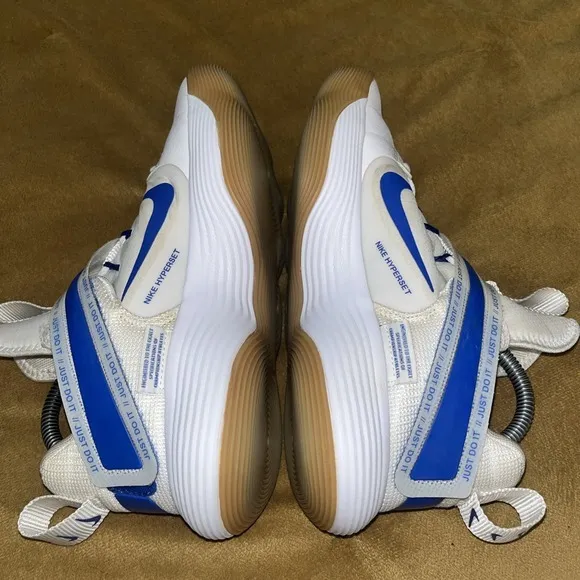 Nike React Hyperset White Blue‎ Gum CI2955-140 Men's Size 6.5 Women's 7.5 Shoes