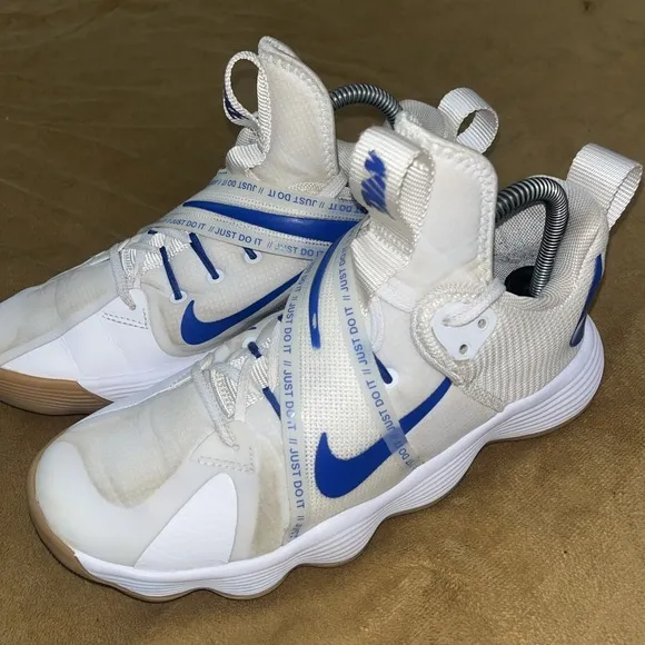 Nike React Hyperset White Blue‎ Gum CI2955-140 Men's Size 6.5 Women's 7.5 Shoes
