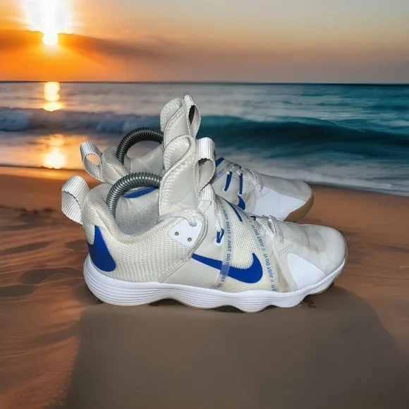 Nike React Hyperset White Blue‎ Gum CI2955-140 Men's Size 6.5 Women's 7.5 Shoes