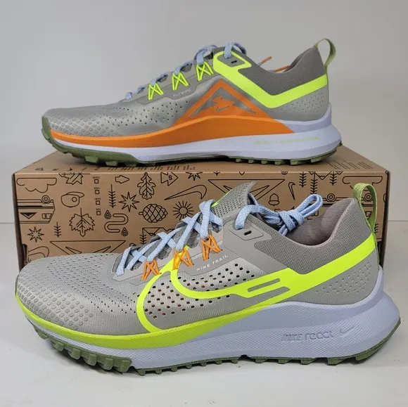Nike React Pegasus Trail 4 Hiking Running Shoes Mens Size NEW DJ6158-002