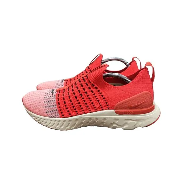 Nike React Phantom Run Flyknit 2 Running Sneakers - Men's Size 8.5 Siren Red
