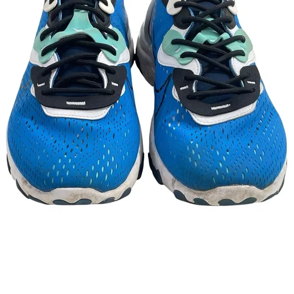 Nike React Vision Men Sz 12 Photo Blue Black Midnight Navy White Sneakers Shoes