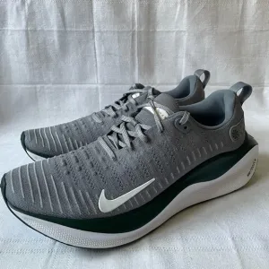 Nike ReactX Infinity Run 4 Grey Gorge Green Athletic Running Shoes Men’s Size 12
