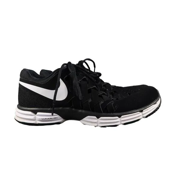 Nike Shoes Mens 10 Athletic Trainer Lunar Fingertrap TR Black Sport Active Run
