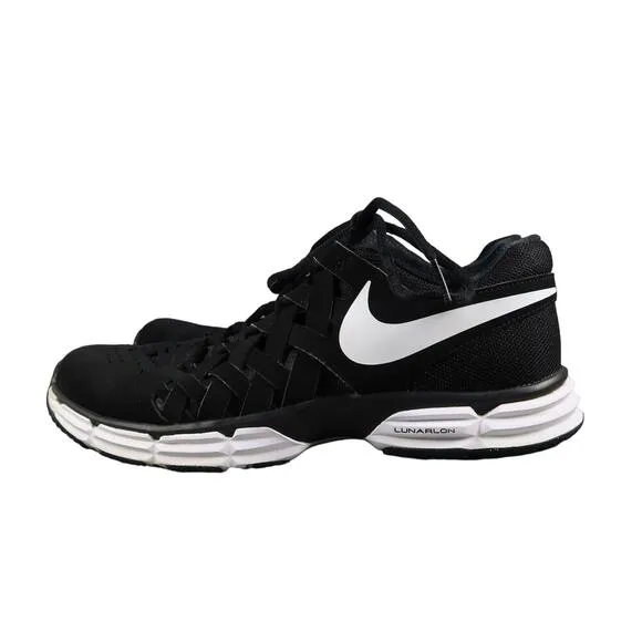 Nike Shoes Mens 10 Athletic Trainer Lunar Fingertrap TR Black Sport Active Run
