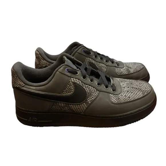 Nike shoes sneakers 10 Air Force 1 snakeskin 82