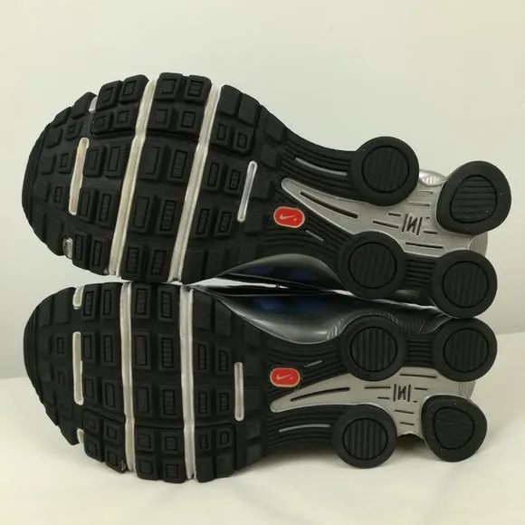Nike Shox Roadster Blue Silver Running Shoes Sneakers