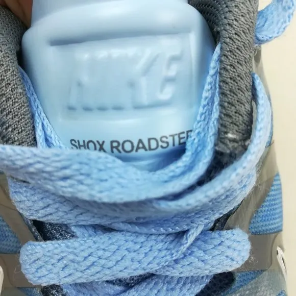 Nike Shox Roadster Blue Silver Running Shoes Sneakers