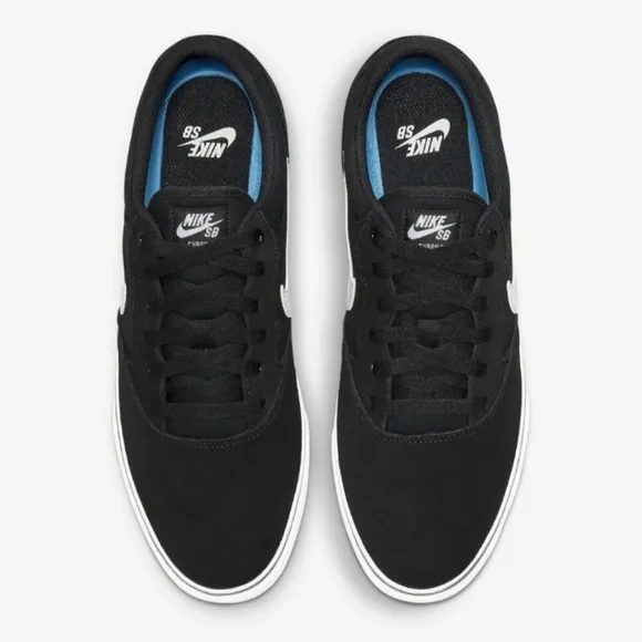 Nike Skate SB CHRON 2 Men's Black Logo Casual Shoes DM3493-001 Size 11.5 Suede
