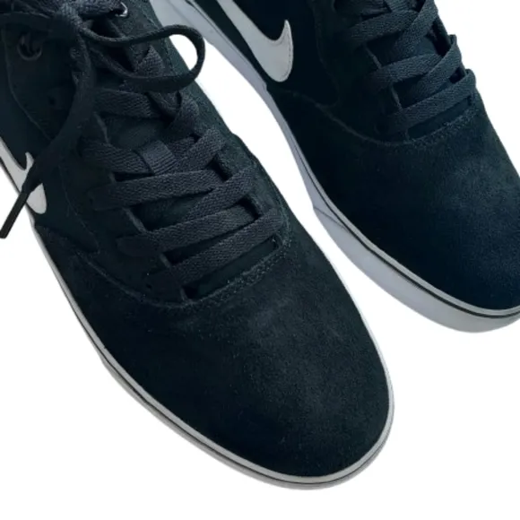 Nike Skate SB CHRON 2 Men's Black Logo Casual Shoes DM3493-001 Size 11.5 Suede