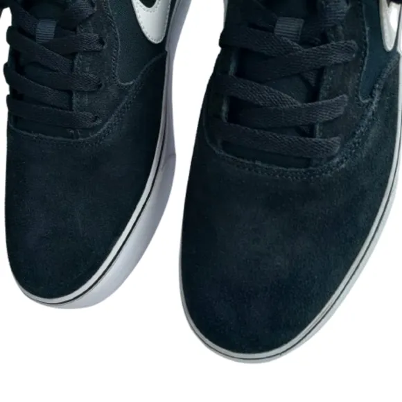 Nike Skate SB CHRON 2 Men's Black Logo Casual Shoes DM3493-001 Size 11.5 Suede