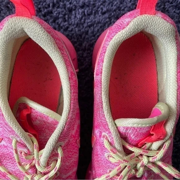 𝅺NIKE Sneakers Youth Size 6 Pink Orange Neon Running