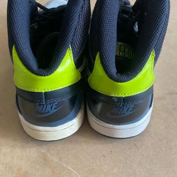 Nike Son of Force Mid 615158-013 Black Gray Basketball Shoes Youth Boys Size 5.5