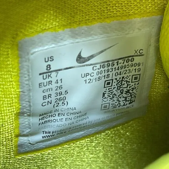 Nike SpongeBob SquarePants x Kyrie 5 Shoes Sneakers Men Size 8 CJ6951-700 Flawed