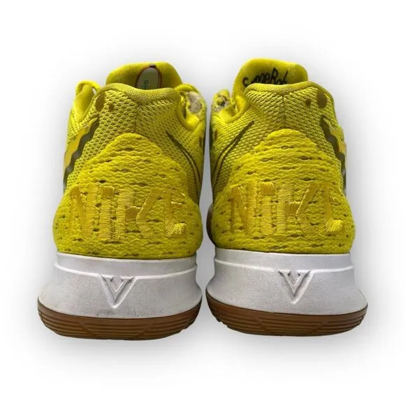 Nike SpongeBob SquarePants x Kyrie 5 Shoes Sneakers Men Size 8 CJ6951-700 Flawed
