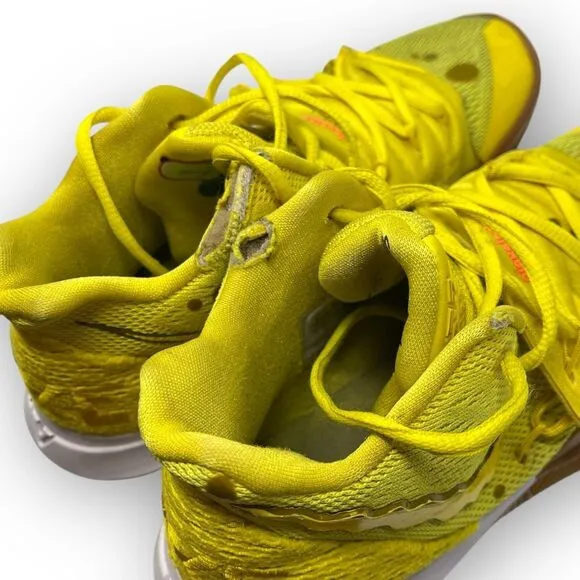 Nike SpongeBob SquarePants x Kyrie 5 Shoes Sneakers Men Size 8 CJ6951-700 Flawed