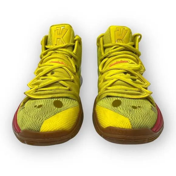 Nike SpongeBob SquarePants x Kyrie 5 Shoes Sneakers Men Size 8 CJ6951-700 Flawed