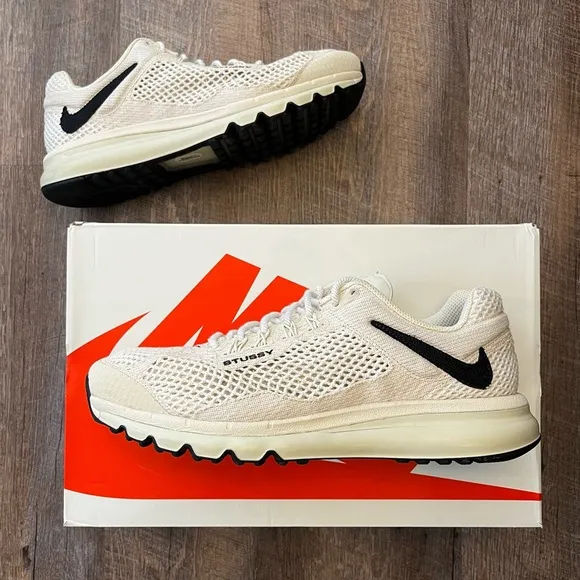 Nike Stussy x Air Max 2013 Fossil Beige Black