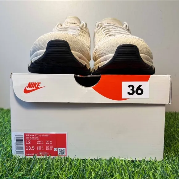 Nike Stussy x Air Max 2013 Fossil Beige Black