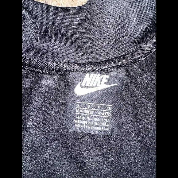 Nike Toddle (Girl’) V Day Tricot Logo Tape Black Jacket &amp; Sweats Tracksuit